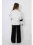 Kız Çocuk Siyah Beyaz Eşofman Takımı 3
