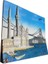 Vintage Ortaköy Cami ve Boğaziçi Köprüsü Görselli 3 Boyutlu El Boyaması Dekoratif Duvar Süsü 4