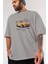 Porsche Dls-Turbo Ön Baskılı Oversize T-Shirt Erkek Kadın Unisex Pamuk Bisiklet Yaka Tişort 3