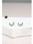 Gümüş Renk 8 mm Ay Piercing Tragus Helix Kıkırdak 2
