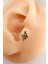 Gold 8 mm Taşlı Piercing Tragus Helix Kıkırdak 1