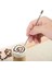 Latte Art Kalemi ve Cam Pipet Seti Kıvrık 4lü Kokteyl Bar Pipeti ve Temizleme Fırçası 2
