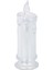 Dekor Plastik LED Mum 8 cm 1 Adet Pilli 3