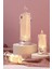 Dekor Plastik LED Mum 8 cm 1 Adet Pilli 4