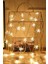 Kar Tanesi Led Animasyonlu 5 Metre 28 LED Pilli Gün Işığı Kristal 5