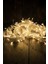 Ledli 3 Metre Pilli Dekoratif Şeffaf Kablolu Silikon LED 5