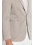 Pamuklu Regular Fit Mono Yaka Diagonal Desenli Torba Cepli Blazer Ceket 5