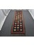 El Dokuma Seçkin Çiçekli Kirman Karabağ Yolluk Yün Kilim 5649 4
