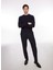 Fermuarlı Yaka Slim Fit Koyu Lacivert Erkek Kazak WM04_ZMG9 2
