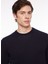 Fermuarlı Yaka Slim Fit Koyu Lacivert Erkek Kazak WM04_ZMG9 3
