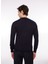 Fermuarlı Yaka Slim Fit Koyu Lacivert Erkek Kazak WM04_ZMG9 5