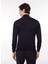 Bisiklet Yaka Slim Fit Koyu Lacivert Erkek Kazak WM63_ZMG9 5