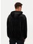 Kapüşon Yaka Siyah Erkek SweatShirt XM000054 AF10168 UC001 5