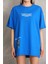 Unisex Bisiklet Yaka Baskılı Oversize Thirt Avi 2