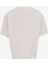Bisiklet Yaka Baskılı Kırık Beyaz Kadın T-Shirt J5SL-TST7006 2