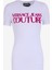 Yuvarlak Yaka Baskılı Beyaz Kadın T-Shirt 77HAHL01 1