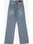 Yüksek Bel Ispanyol Paça Regular Fit Indigo Kadın Denim Pantolon J5SL-PNT7095 2