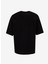 Bisiklet Yaka Baskılı Siyah Kadın T-Shirt J5SL-TST7006 2