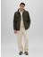 Bisiklet Yaka Slim Fit Haki Erkek Kazak Q M192 P542 1