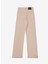 Yüksek Bel Bol Paça Regular Fit Ekru Kadın Denim Pantolon J5SL-PNT7155 2