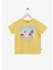 Baskılı Sarı Kadın T-Shirt BRB5SG-TST6006 1
