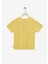 Baskılı Sarı Kadın T-Shirt BRB5SG-TST6006 2