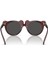 JB4355 Yuvarlak Bordo Unisex Çocuk Güneş Gözlüğü 4