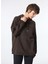 Yuvarlak Yaka Baskılı Kahve Kadın SweatShirt 101685-A21P M28 3