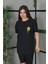 Unisex Bisiklet Yaka Baskılı Oversize Thirt Iyah 1