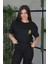 Unisex Bisiklet Yaka Baskılı Oversize Thirt Iyah 2