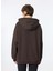 Yuvarlak Yaka Baskılı Kahve Kadın SweatShirt 101685-A21P M28 5