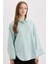 Relax Fit Keten Karışımlı Uzun Kollu Tesettür Gömlek Tunik B9835AX25SP 1