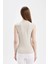 Bisiklet Yaka Basic Düz Kolsuz Tişört D4039AXNS 5
