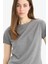 Regular Fit Bisiklet Yaka Basic Düz Kısa Kollu Tişört W7299AZ25SP 1