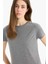 Regular Fit Bisiklet Yaka Basic Düz Kısa Kollu Tişört W7299AZ25SP 3
