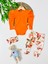 Michigan Floral Desing Balon Kol Takım - Turuncu 1