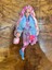 Ütü Ile Yapışan 24X13 cm Pembe Saçlı Kız Arma Dikiş Aplike 3