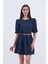 Trend Kadın Rahatlık ve Zarafeti Buluşturan Tasarım Denim Kot Elbise 1