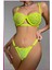 Kadın Neon Yeşil Dantelli Balenli Sütyen Külot Takım 5