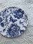Blue Blanc Çiçekli Kelebekli Dekoratif Duvar Tabağı Duvar Süsü 26 cm Mavi Tabak 4