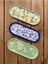 Blue Blanc Dekoratif Tepsi Oval Sunumluk Mumluk Altlık Tezgah Üstü Tepsi 24 x 9,5 cm 5