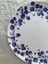 Blue Blanc Çiçek Desenli Duvar Tabağı Dekoratif Bahçe Balkon Mutfak Salon Duvar Süsü NO:189 3