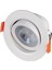 2 Adet Beyaz Kasa Beyaz Işık 5 Watt Sıva Altı Gömme Cob LED Spot Lamba Panel 2