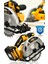 Germany Sharpness Series 992V 70AH Çift Akülü Batarya Sunta Kesme Daire Testere Makinesi 3