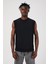 Rogue Siyah Kolsuz Spor Tişört Erkekler İçin %50 Pamuk %45 Polyester %5 Elastan 3