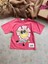 Sünger Bob ve Çiçek Baskılı Kız Bebek Çocuk Yazlık T-Shirt 1