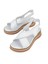 Kadın Deri Dolgu Topuk Sandalet 1511020Z2562 Beyaz 5