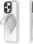 iPhone 15 Pro Max Kılıf Magsafe Şarj Özellikli Parmak Ring Standlı Youngkit Pivot Serisi Şeffaf 2
