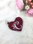 Snowing Monogram Heart Kartanesi Nakışlı Mini Kalp Cüzdan 1