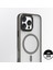 iPhone 16 Pro Kılıf Magsafe Uyumlu Cam Arka Yüzey Tpu Youngkit Gemstone Serisi Kapak Gri 3